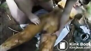 GERMAN SCAT ORGY IN THE WOODS