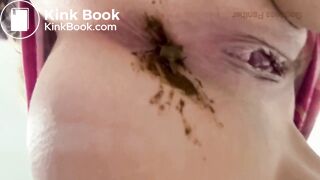 Goddess Unloads Mega Log on Your Face