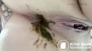 Goddess Unloads Mega Log on Your Face