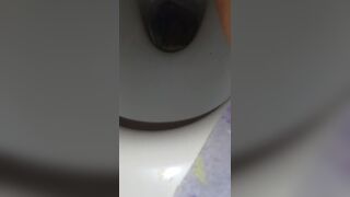 girl pooping selfie - video 2
