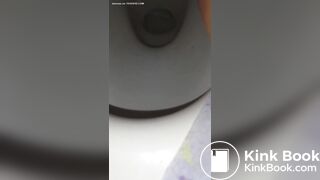 girl pooping selfie - video 2