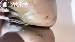 Nasty ebony net shitty scat