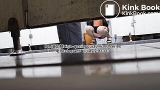 Beautiful girl poops in the toilet 64