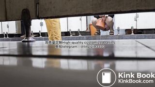 Beautiful girl poops in the toilet 64