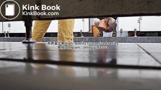 Beautiful girl poops in the toilet 64