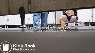 Beautiful girl poops in the toilet 64