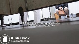 Beautiful girl poops in the toilet 64