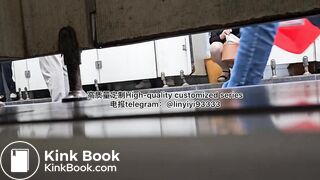 Beautiful girl poops in the toilet 64