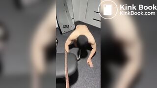 Goddess sera-黑丝女神脚下的犬化黄金奴