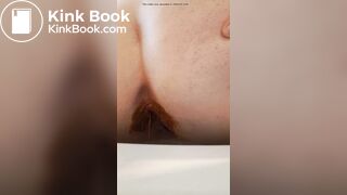 Girl pooping on toilet - video 139