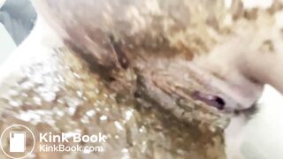 Big poop in spotted panties - video 2