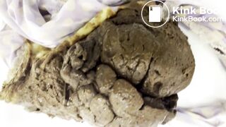 Big poop in spotted panties - video 2