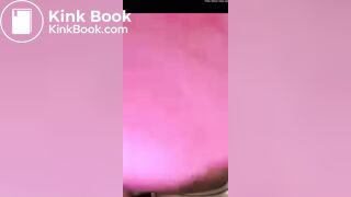 Girl recording herself on the toilet