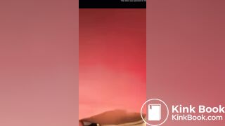Girl recording herself on the toilet