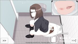 Toilet Girl Game 2: Teacher Lady constipation