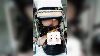 chinese girl scat feeding - 01