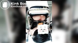 chinese girl scat feeding - 01