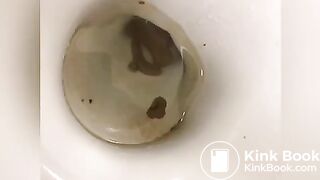 Chinese girl on the toilet
