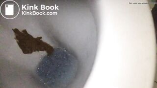 Creamy shit in toilet