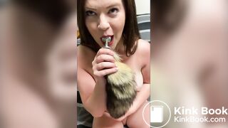 Dirty ass-fingering and licking
