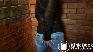 Shitting in jeans in the public hall