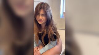 Cute Thick Woman Forgets she's Lactose Intolerant