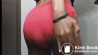 Panty poop and reveal