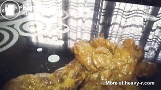 CONSUMING FECES - video 2