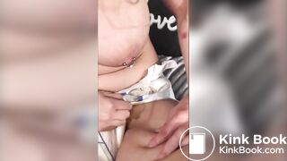 DRINKING ALCOHOL AND SMOKING WEED IN MESSY DIAPER