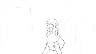 Deer girl sudden urge to go