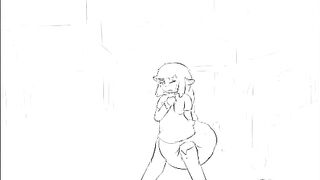 Deer girl sudden urge to go