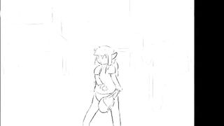 Deer girl sudden urge to go