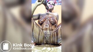 Chocolate Syrup And Shit Combination