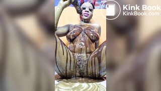 Chocolate Syrup And Shit Combination