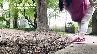 WALK IN THE PARK FOR SHITTING POO IN PUBLIC