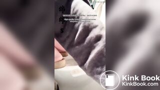 Girl pooping in toilet 016