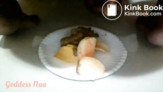 Shit and Pringles? I think