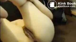 Lucky guy good anal scat wife