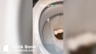 Girl pooping on toilet - video 12