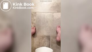 Girl pooping on toilet - video 8