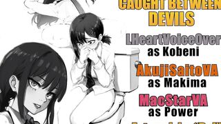 Kobeni, Power, and Makima Taking Huge Dumps