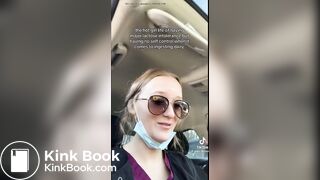 Tik Tok girl pooping on toilet