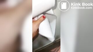 Girl pooping on toilet - video 10