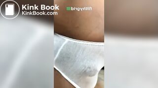 Sexy Hot Arabian Girl Huge Creamy White Panty Poop
