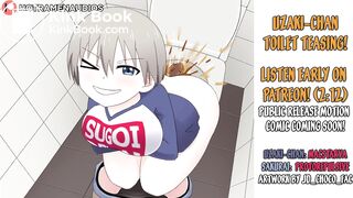 Uzaki-Chan Takes A Big Dump In Boyfriend's Toilet