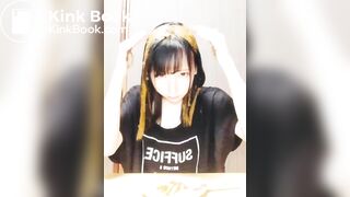 髪にうんちを塗りたくる変態女