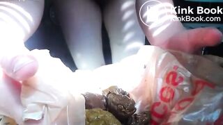One of my favorite scat girl hot shitting - video 18