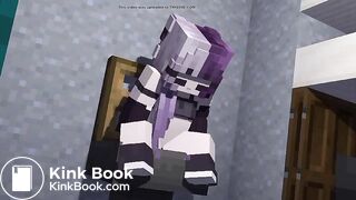 Minecraft girl shit in toilet