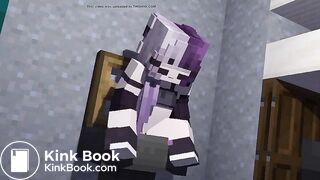 Minecraft girl shit in toilet