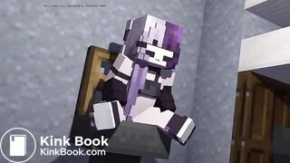 Minecraft girl shit in toilet